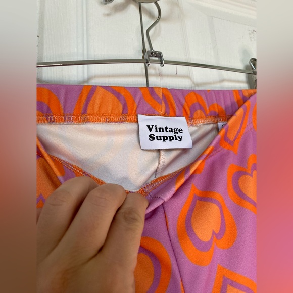 Vintage Supply Heart Bellbottom Pants - Picture 3 of 4